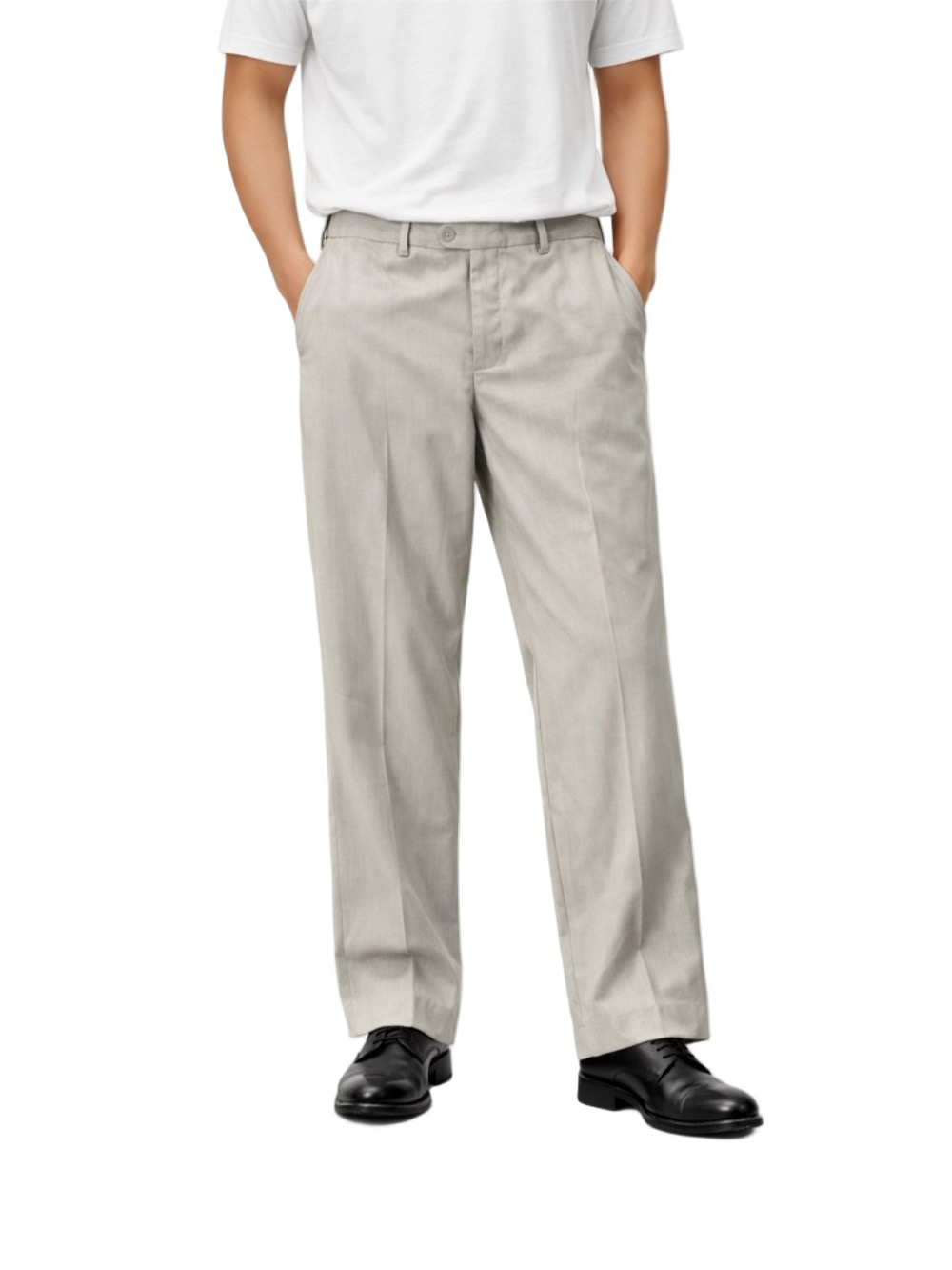 Savane Men's Light Gray Dress Pants